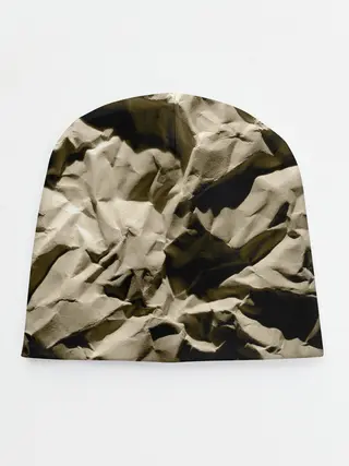 Детская шапка / Мягкая мятая бумага