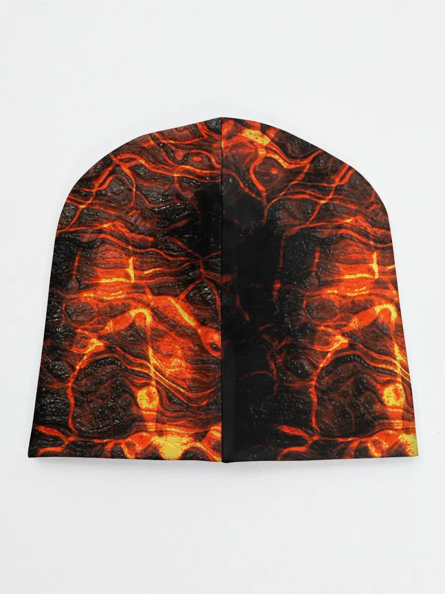 Детская шапка / Горящая лава