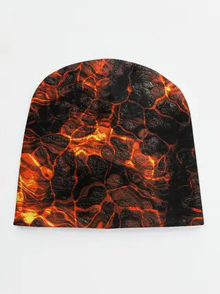 Детская шапка / Горящая лава