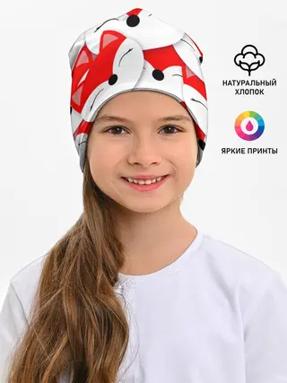 Детская шапка / Лисёнок принт