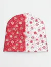 Детская шапка / Снежинки - новогодние узоры