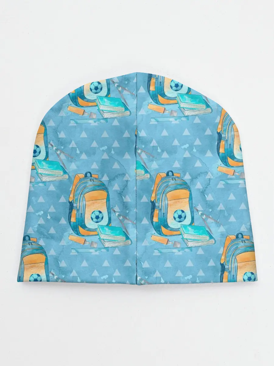 Детская шапка / Школьник - футболист