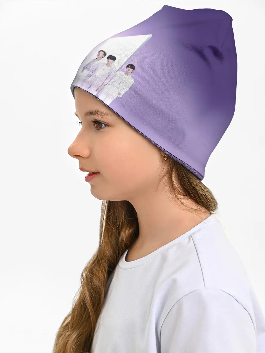 Детская шапка / BTS. Purple