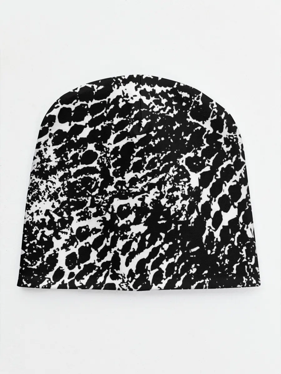 Детская шапка / Хаос белого на черном