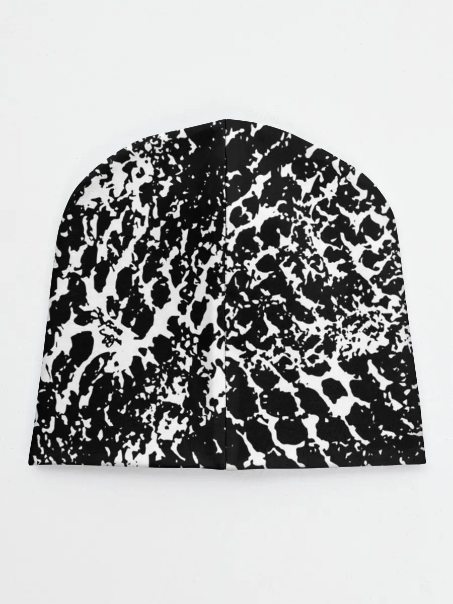 Детская шапка / Хаос белого на черном