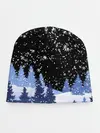 Детская шапка / Снежная ночь в зимнем лесу