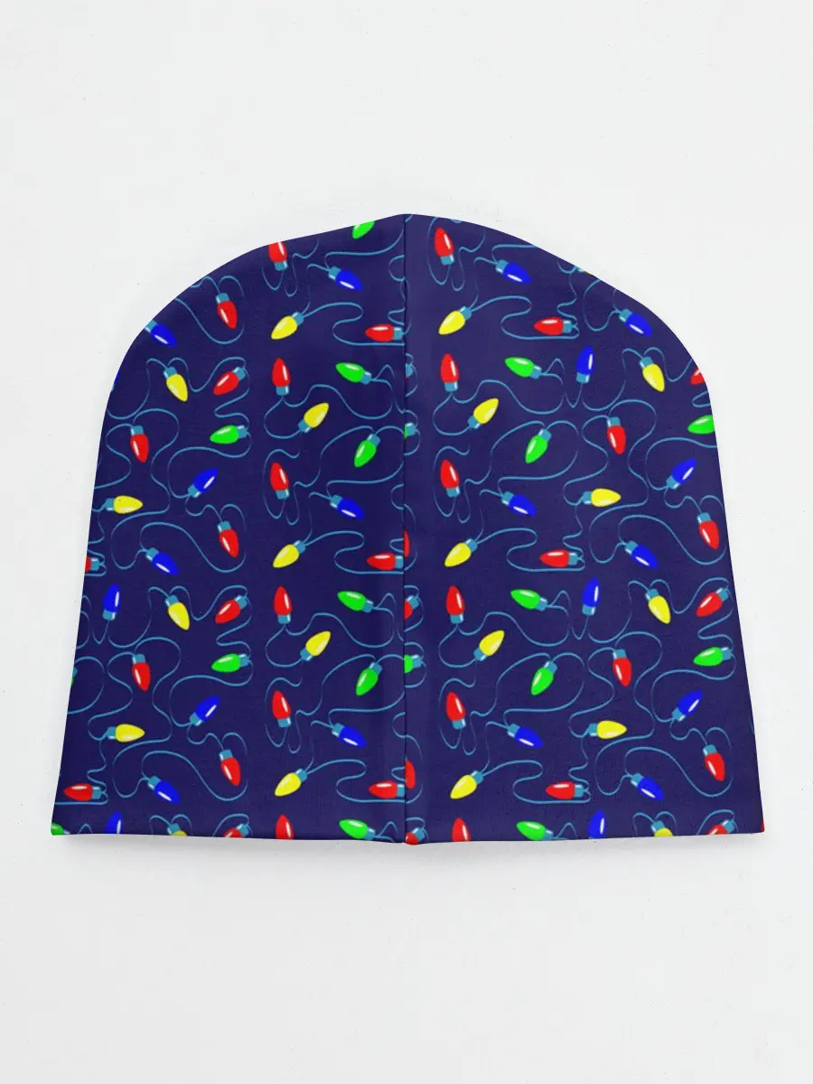Детская шапка / Разноцветные Лампочки