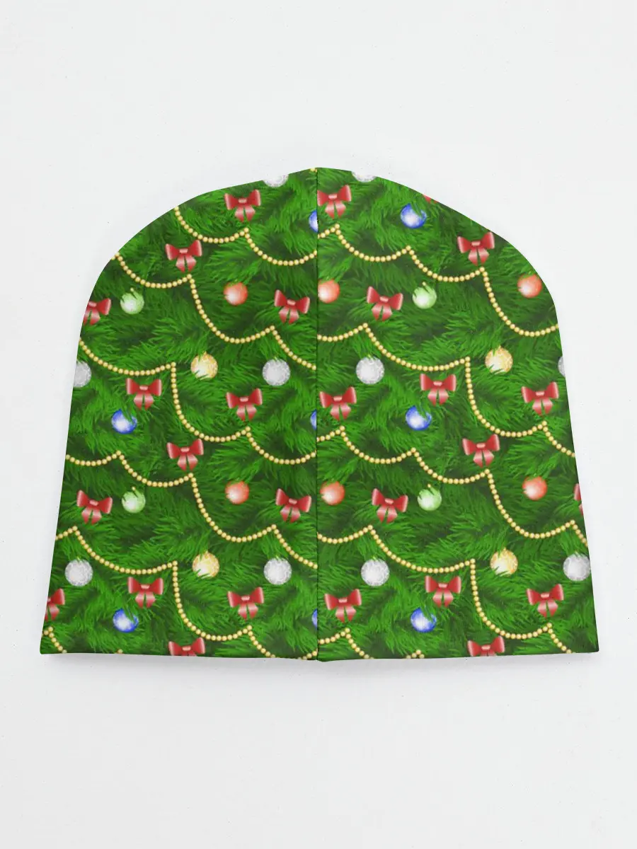 Детская шапка / Новогодняя Ёлка с Игрушками