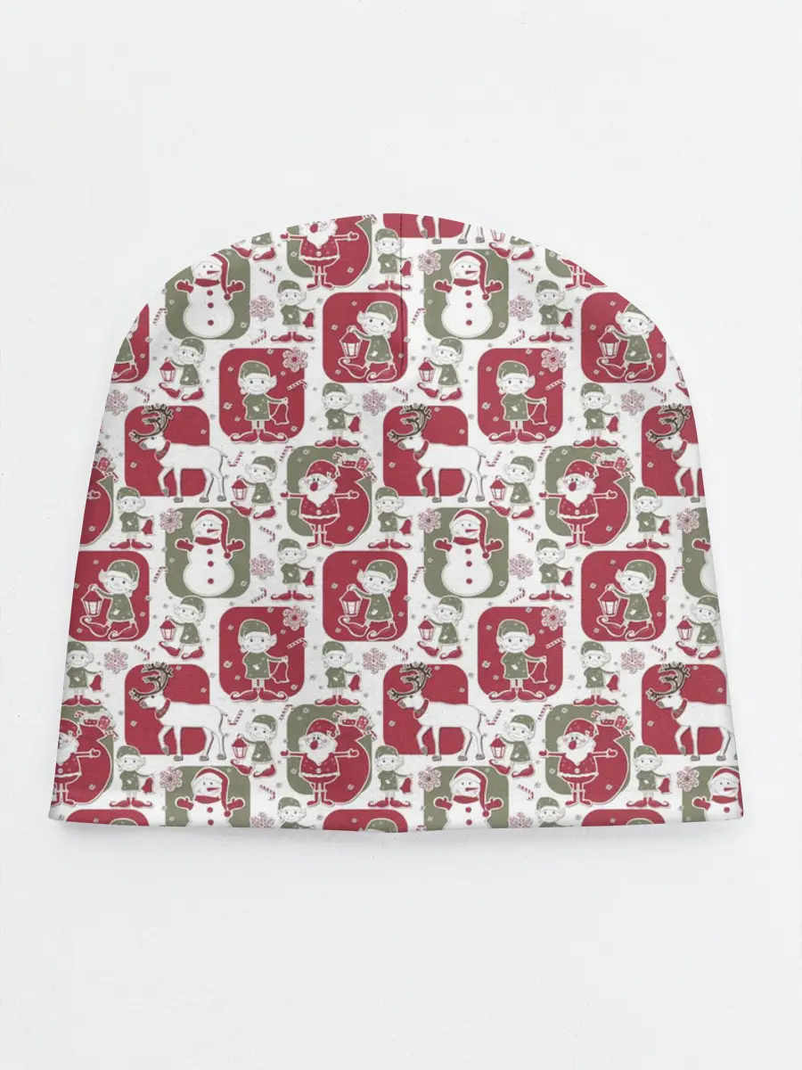 Детская шапка / Санта везёт подарки