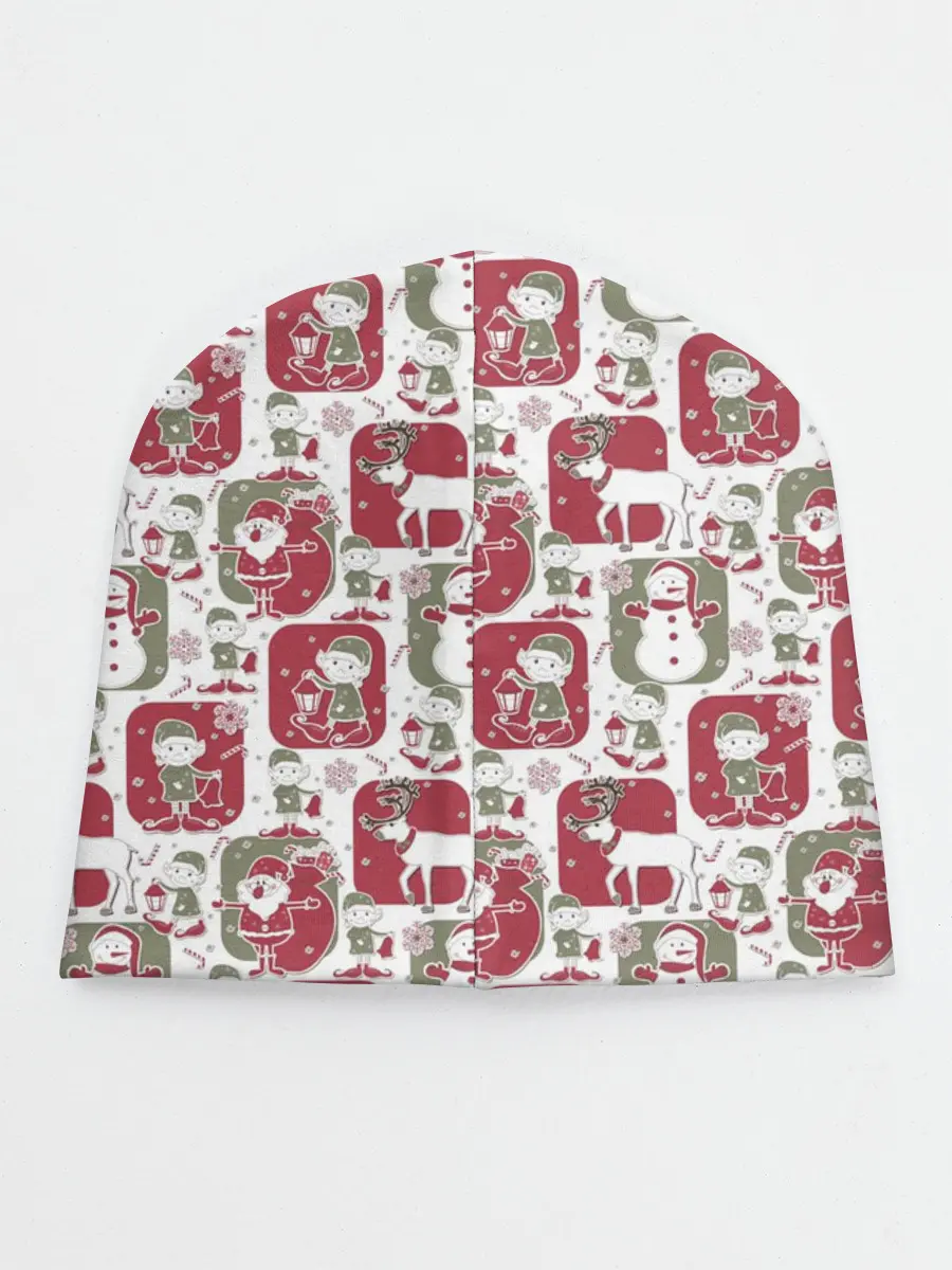 Детская шапка / Санта везёт подарки
