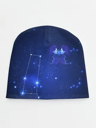 Детская шапка / Знак зодиака - Близнецы