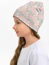Детская шапка / Единороги из паттерна