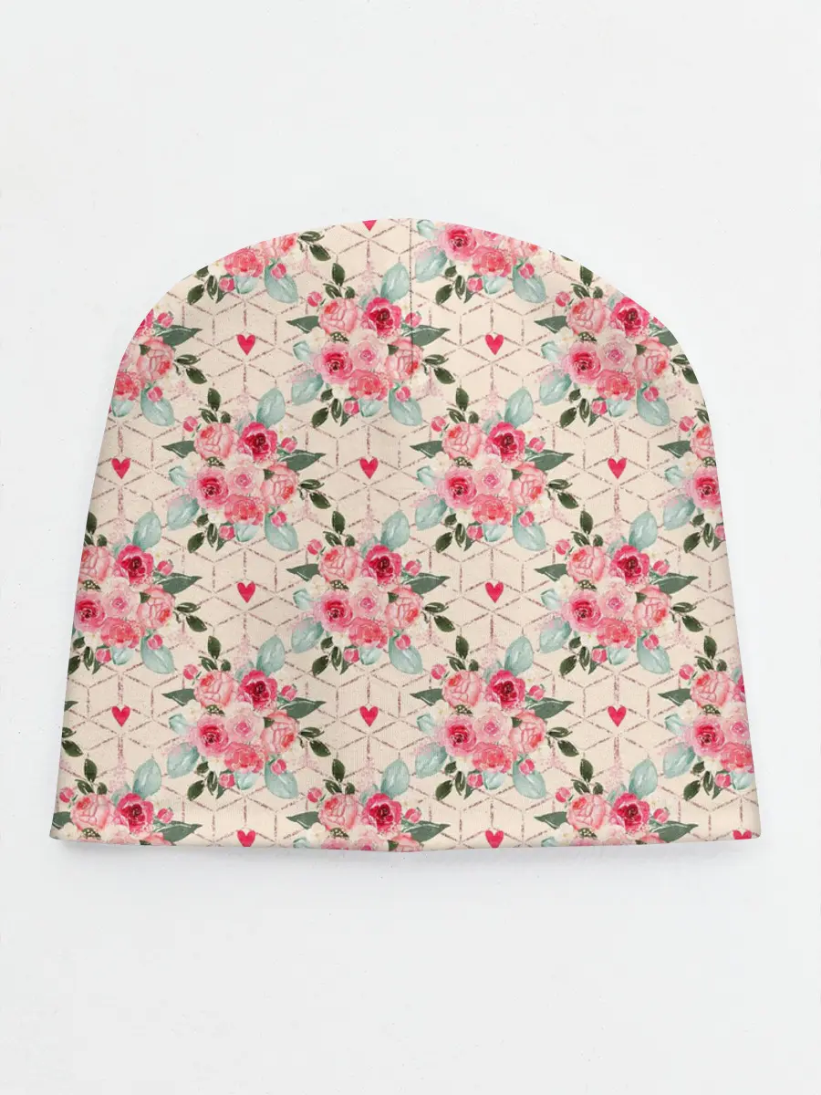 Детская шапка / полевые цветочки