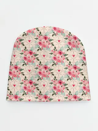 Детская шапка / полевые цветочки