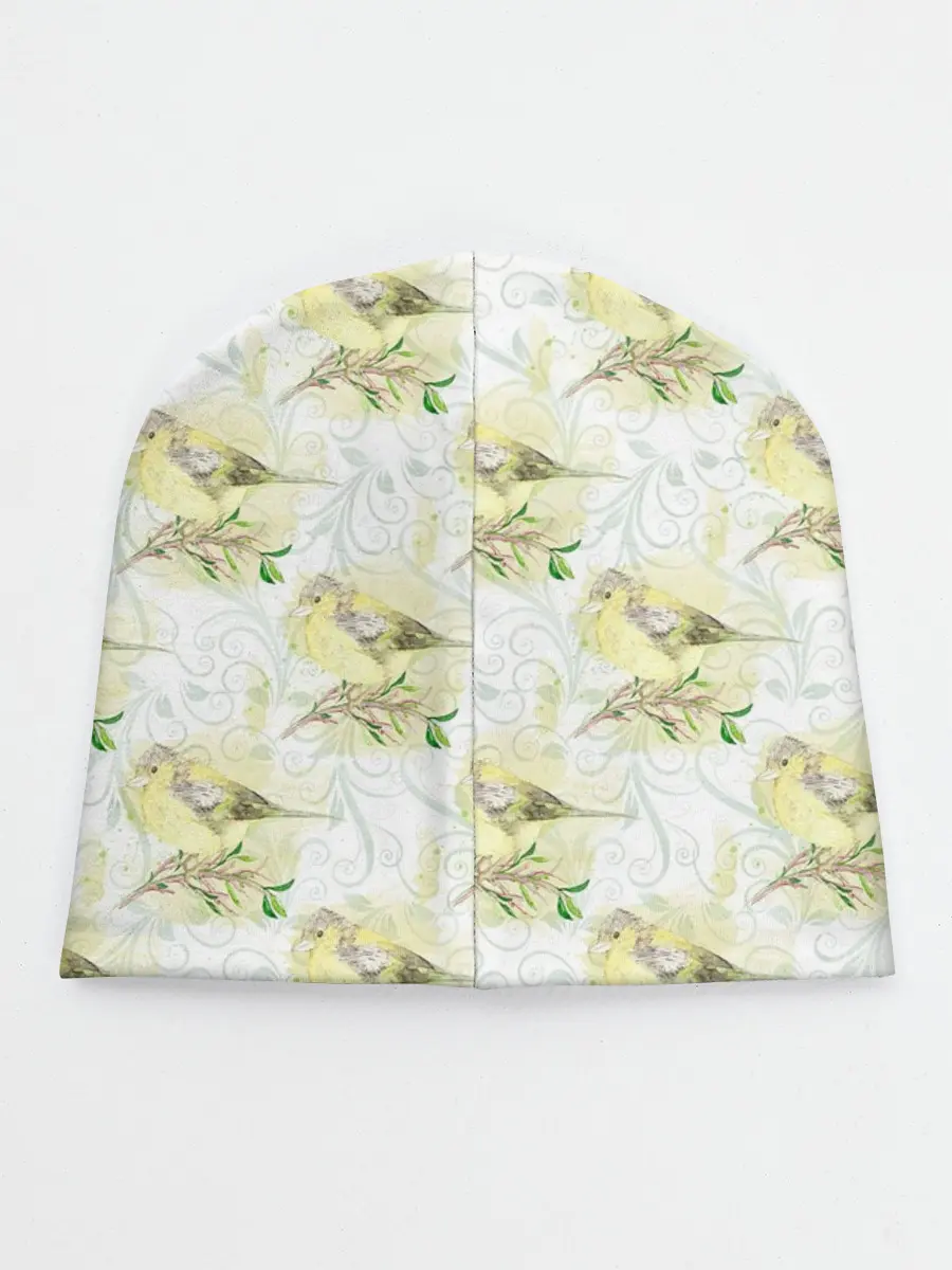 Детская шапка / Маленькие птички