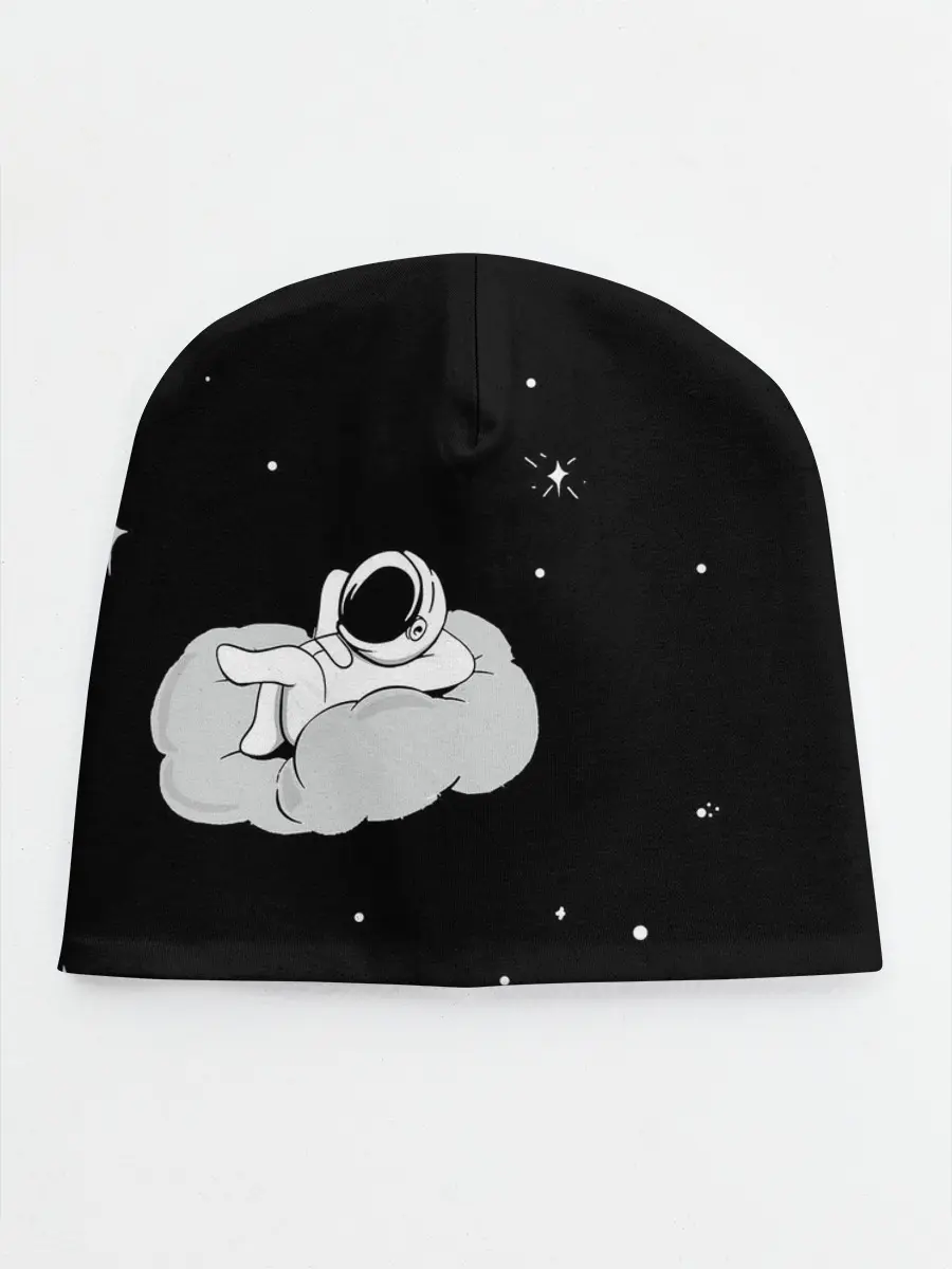 Детская шапка / Космонавт на облаке