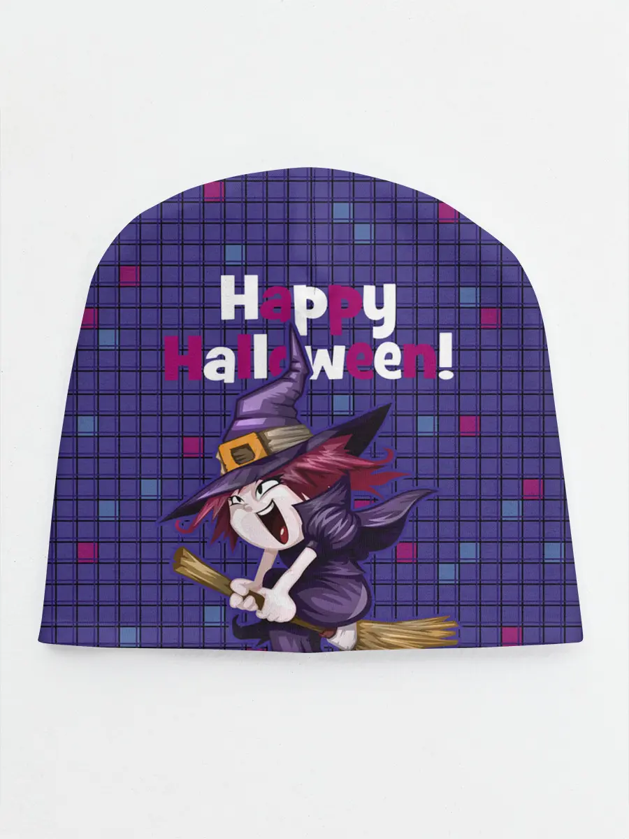 Детская шапка / Ведьма летит на метле