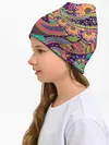 Детская шапка / Яркий красочный узор