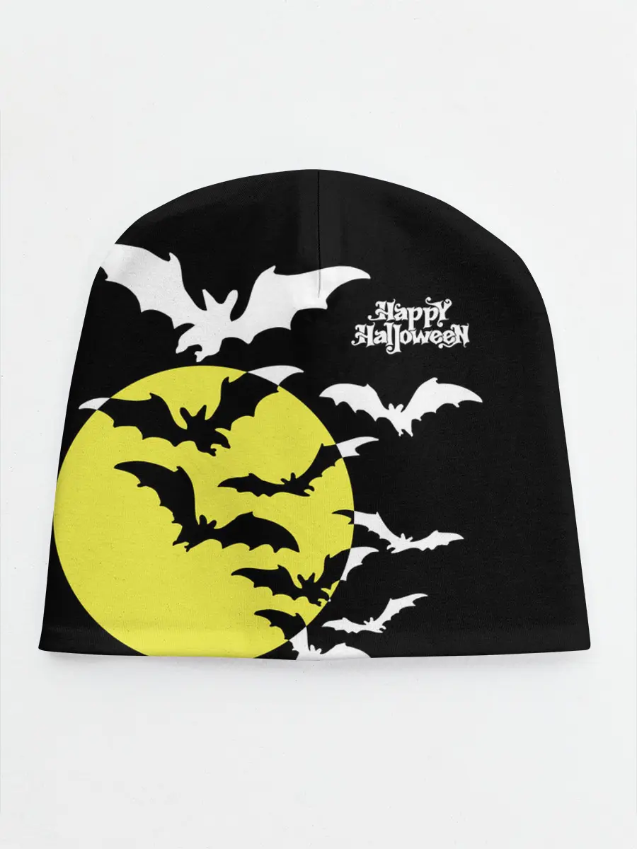 Детская шапка / Летучие мыши на Хэллоуин