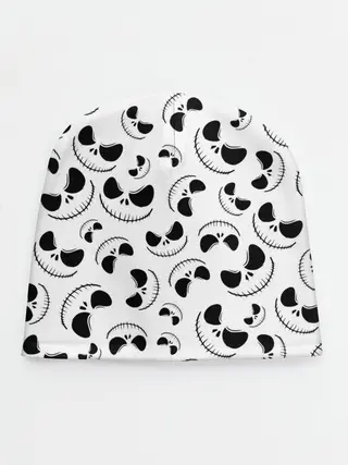 Детская шапка / Джек Скеллингтон паттерн лицо