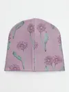 Детская шапка / Розовые герберы на розовом фоне