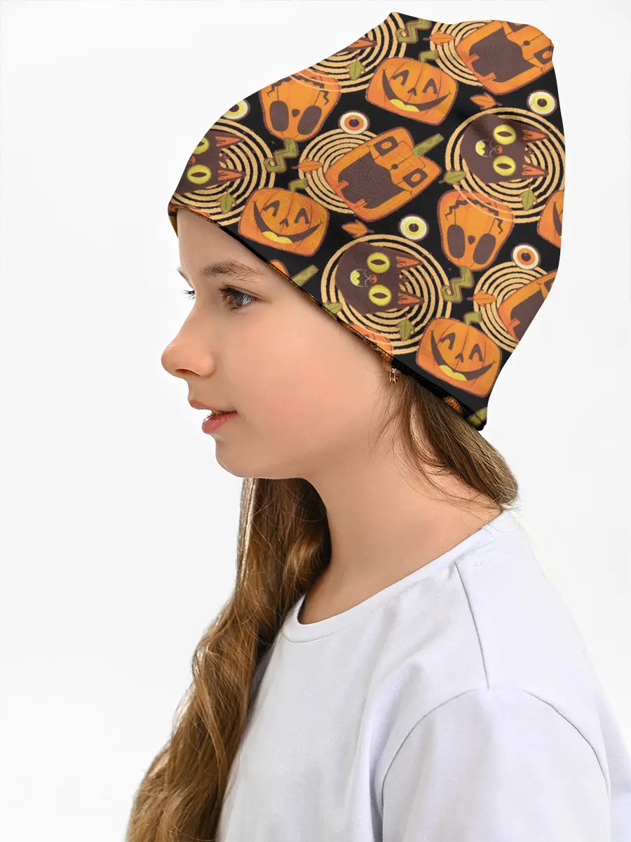 Детская шапка / Patern Halloween 10