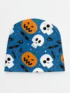 Детская шапка / ЧЕРЕПА И ТЫКВЫ | HALLOWEEN