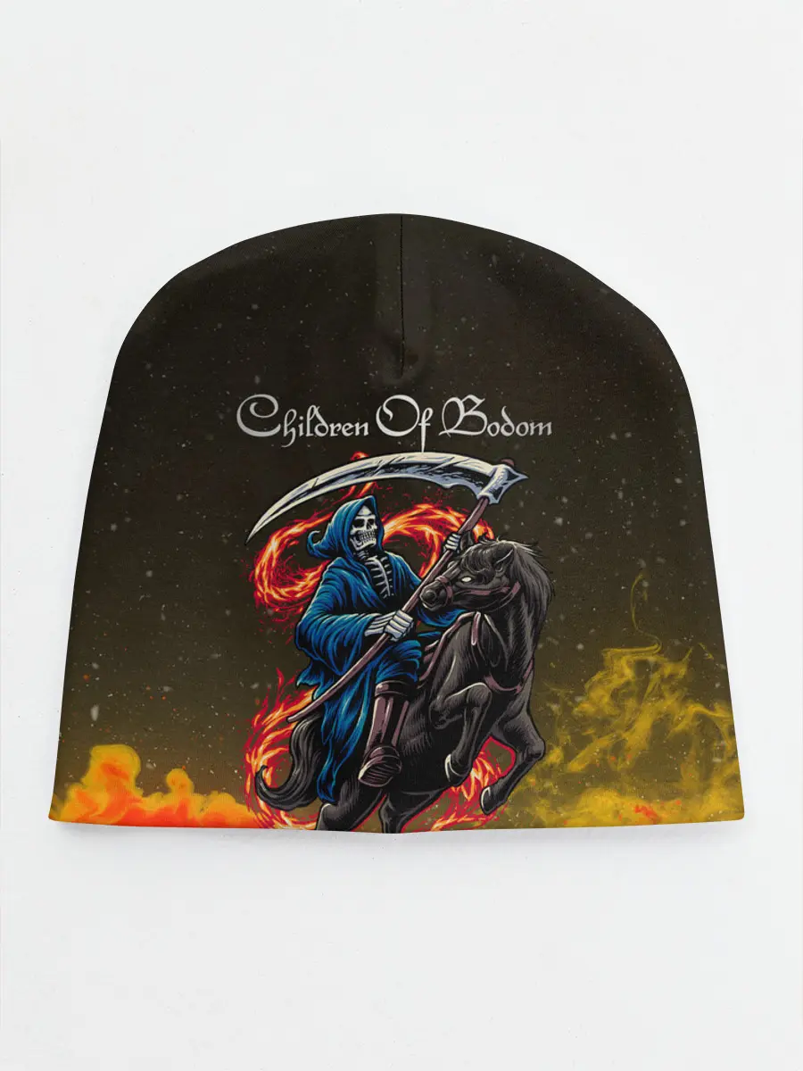 Детская шапка / Children of Bodom | Skeleton on a horse