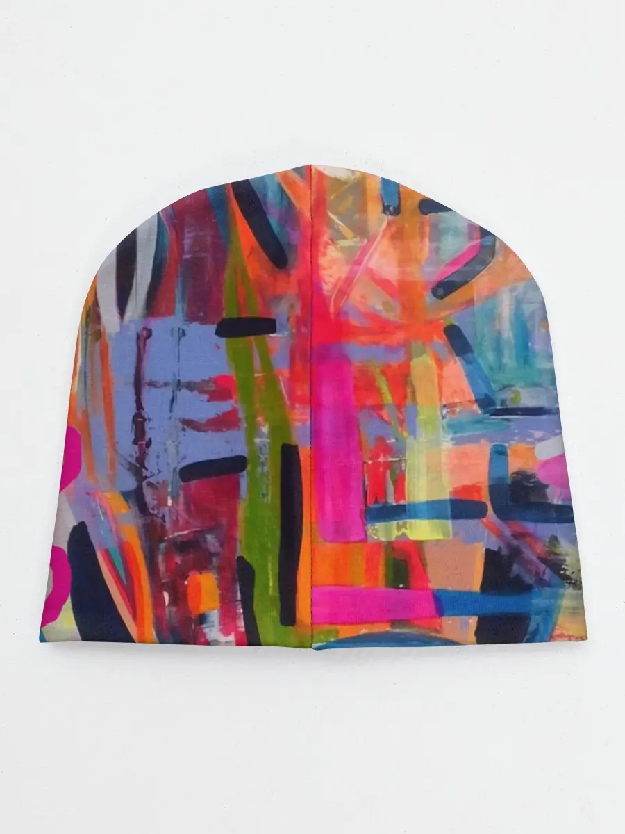 Детская шапка / Абстракция из полос