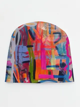 Детская шапка / Абстракция из полос