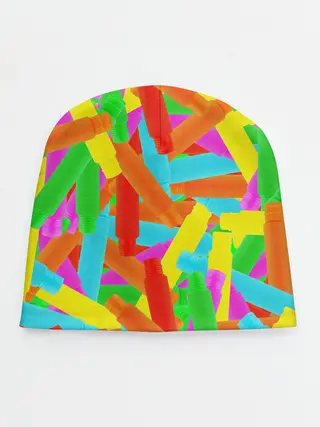 Детская шапка / Фон Цветные трубки Pop Tubes, Поп тубус