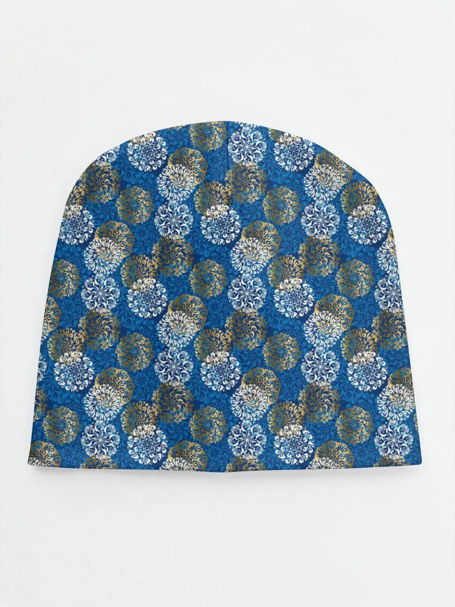 Детская шапка / Разноцветные Новогодние Узоры