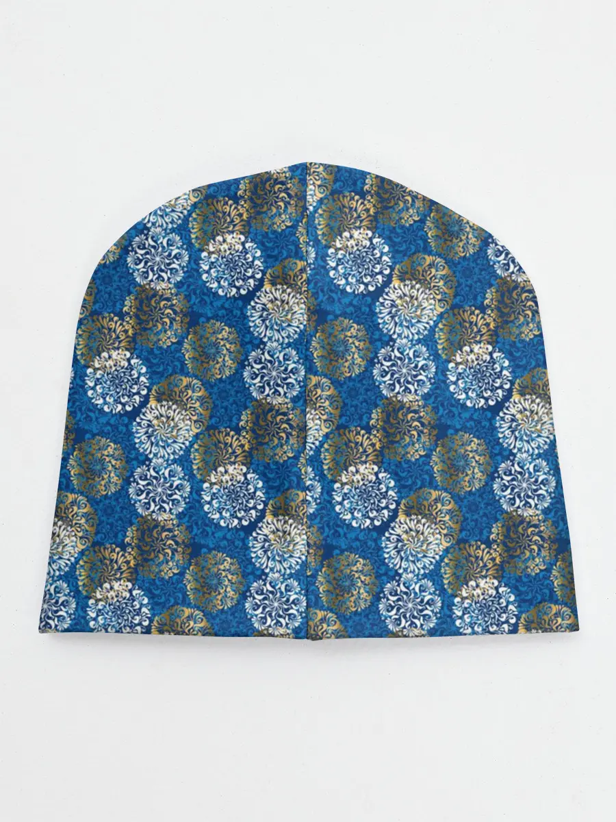 Детская шапка / Разноцветные Новогодние Узоры