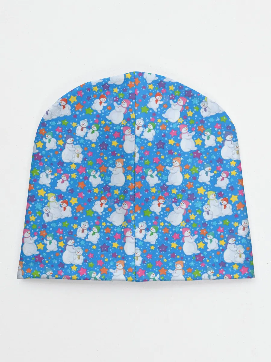 Детская шапка / Снеговики и Звёздочки