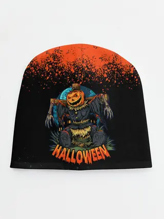Детская шапка / ПУГАЛО ИЗ ТЫКВЫ | HALLOWEEN