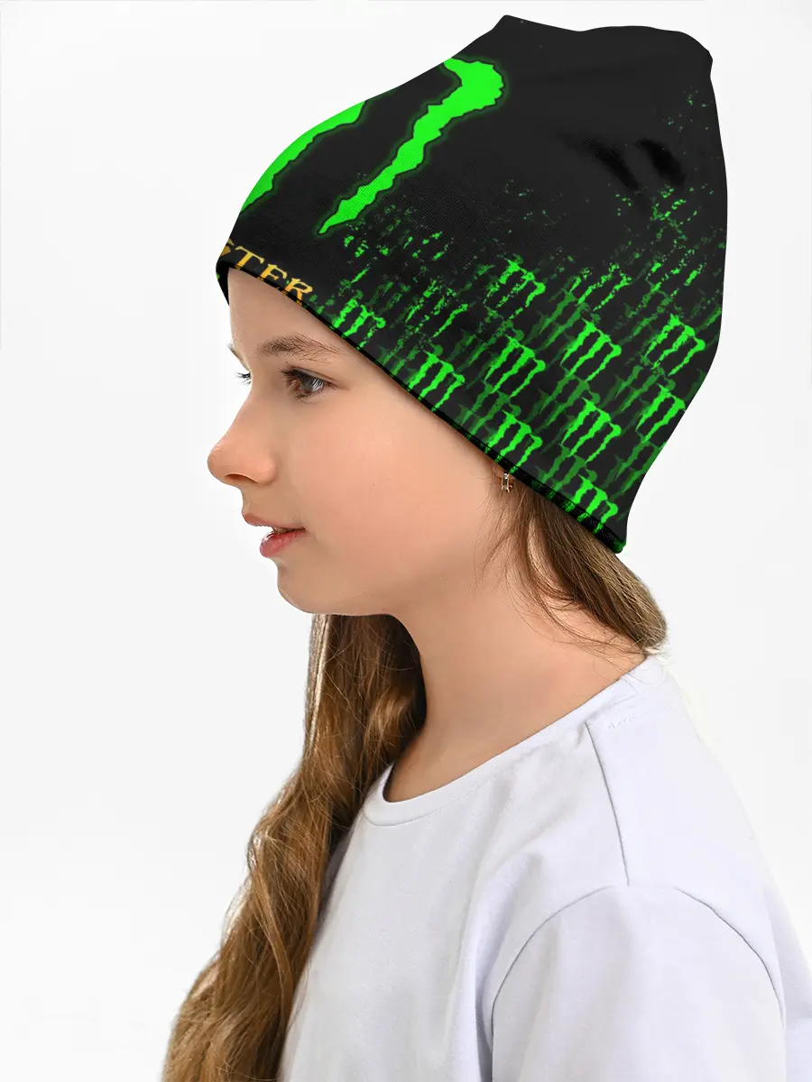 Детская шапка / MONSTER ENERGY NEON | МОНСТЕР НЕОН