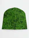 Детская шапка / зелёный паттерн