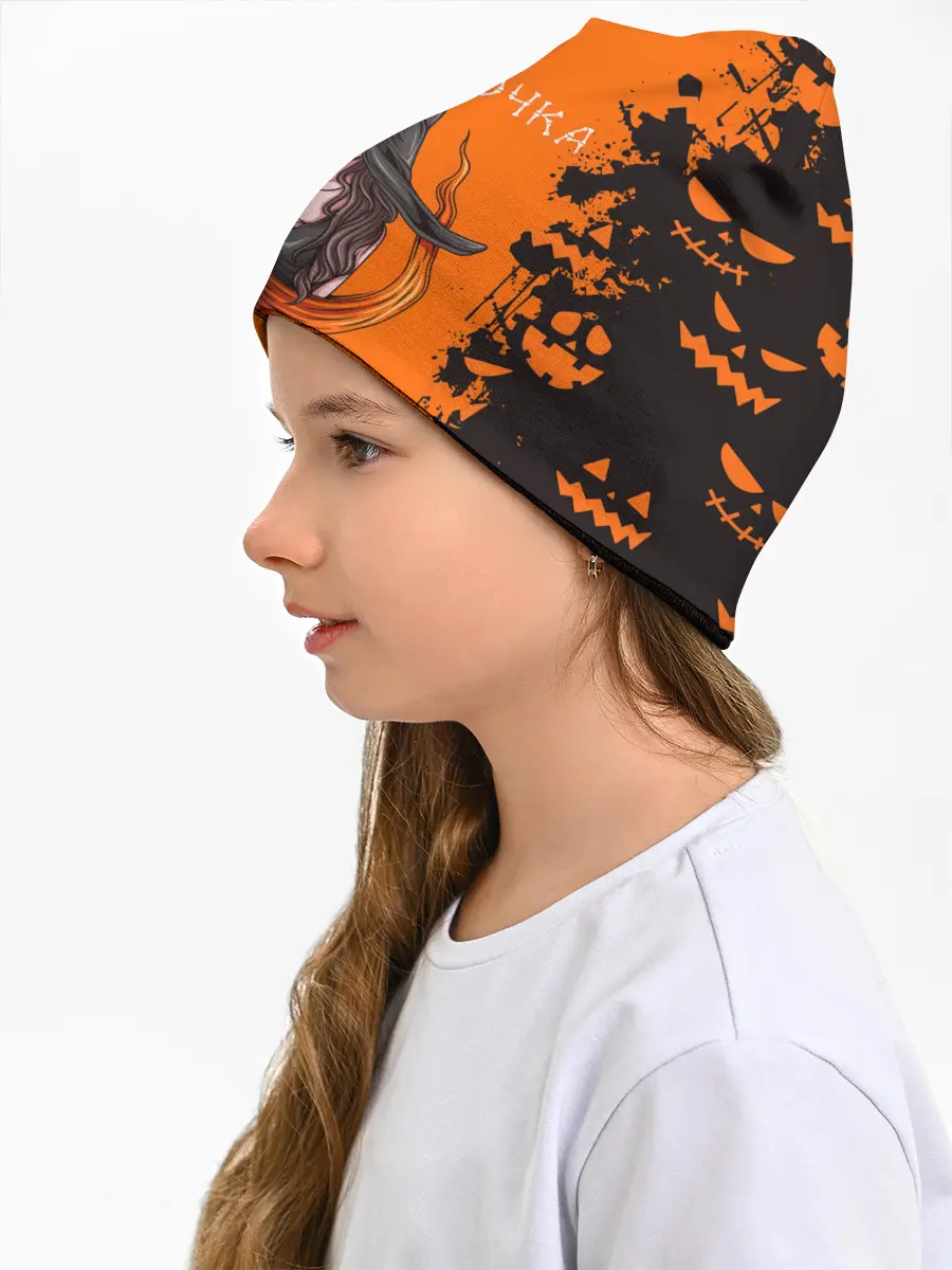 Детская шапка / ВЕДЬМОЧКА НА ХЕЛЛОУИН