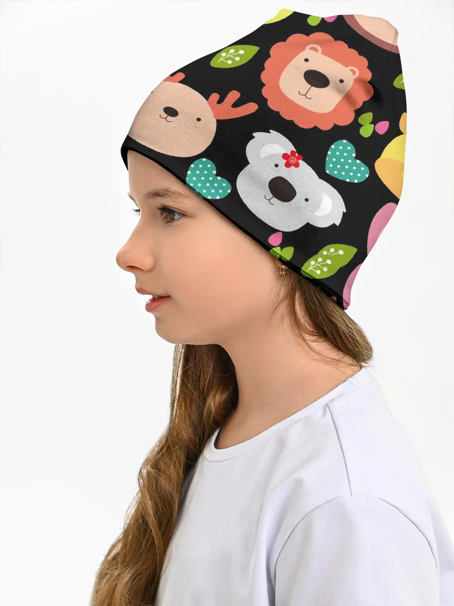 Детская шапка / Головы милых животных