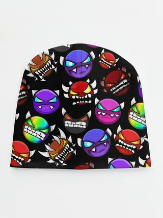 Детская шапка / Geometry Dash Demons