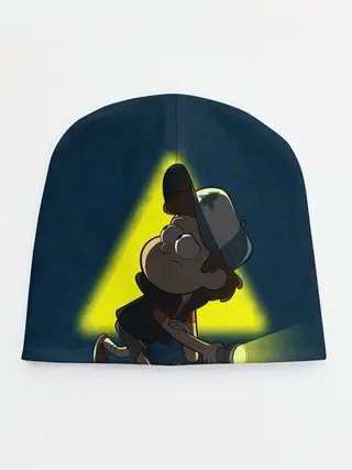 Детская шапка / Dipper and yellow triangle
