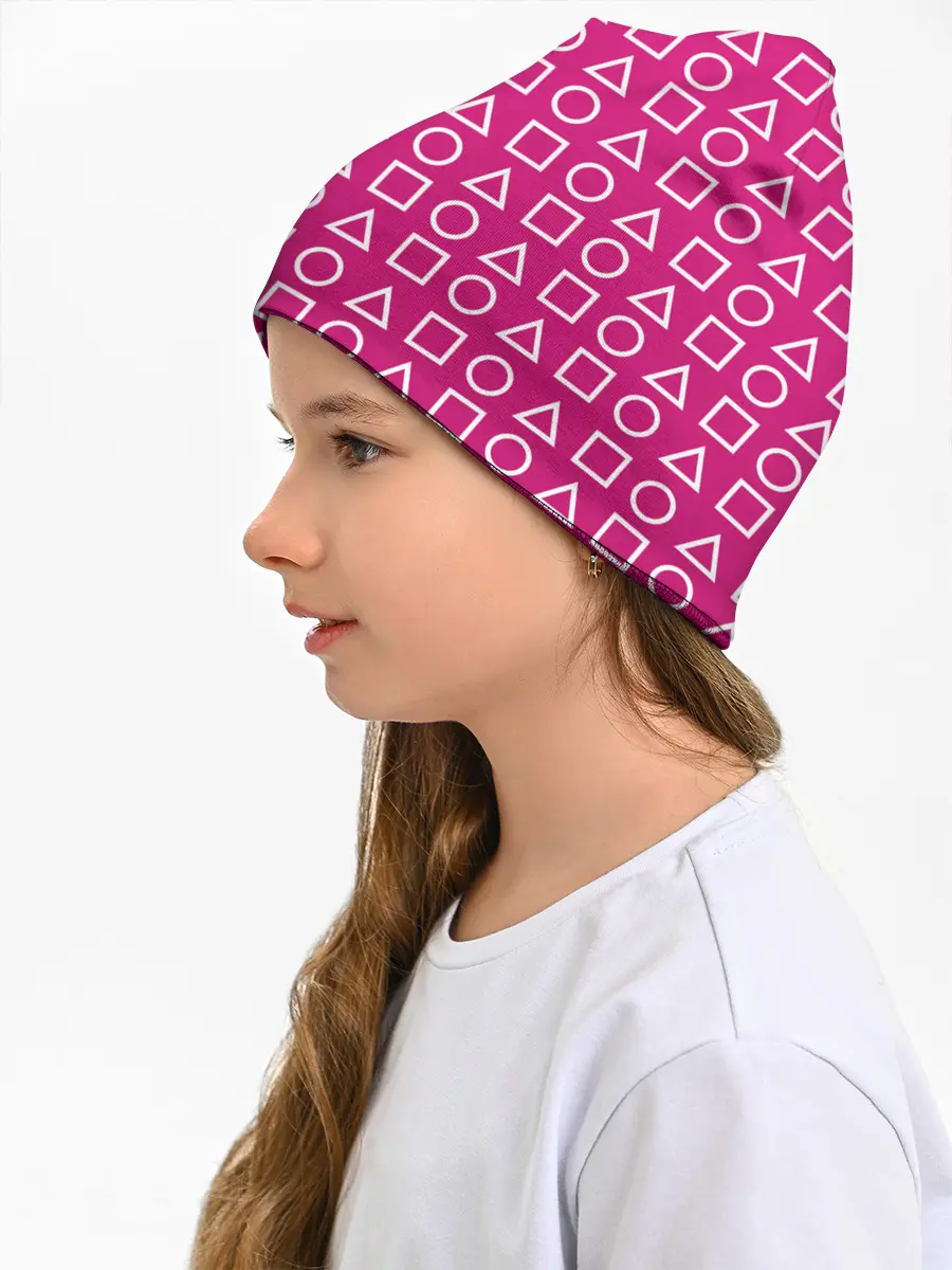 Детская шапка / ИГРА В КАЛЬМАРА ПАТТЕРН ФИГУРЫ СТРАЖЕЙ