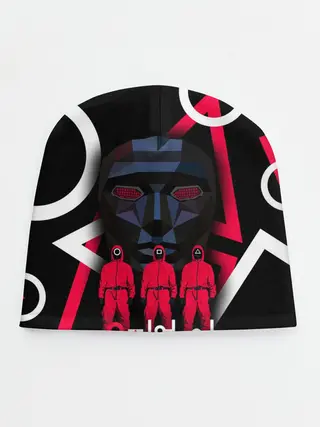 Детская шапка / Игра в кальмара -маска ведущего