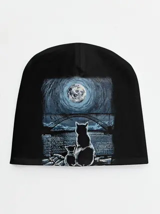 Детская шапка / КОТЫ НА КРЫШЕ