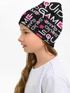 Детская шапка / SQUID GAME ЛОГО PINK