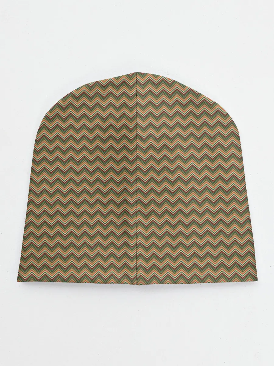 Детская шапка / Абстракция разноцветные зигзаги
