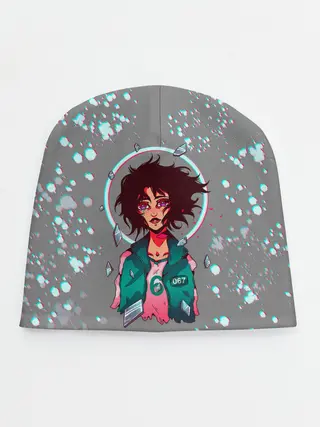 Детская шапка / 067 | ГЛИТЧ