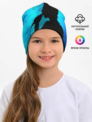 Детская шапка / Силуэт Фредди Меркьюри группа Queen