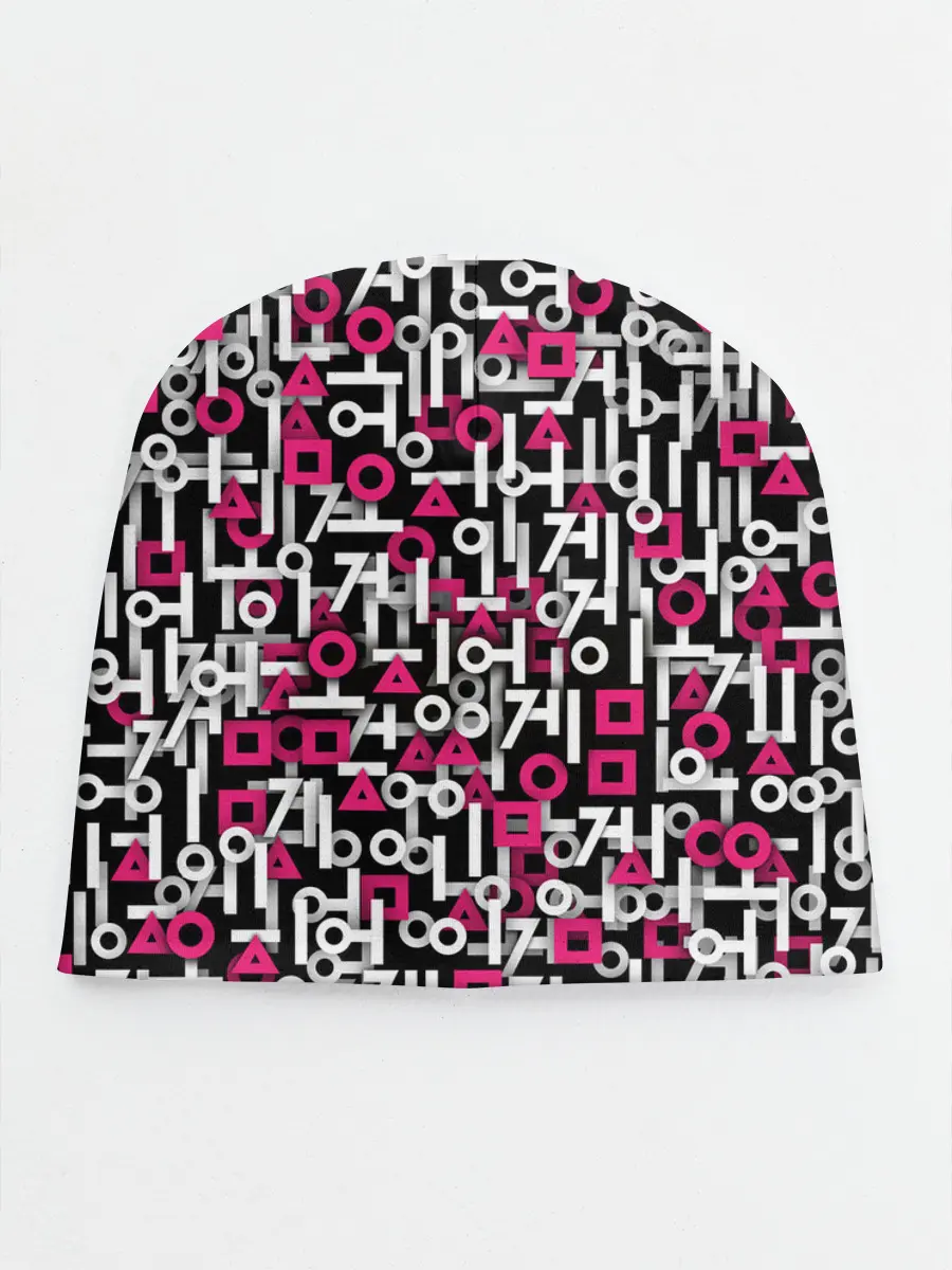 Детская шапка / Узор из Игры в кальмара