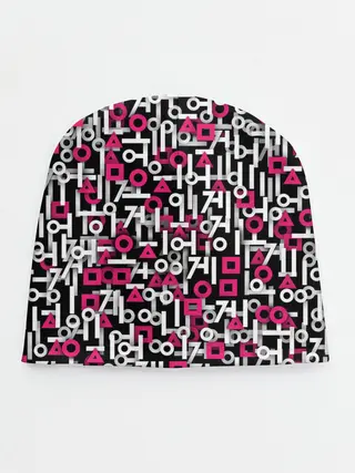 Детская шапка / Узор из Игры в кальмара